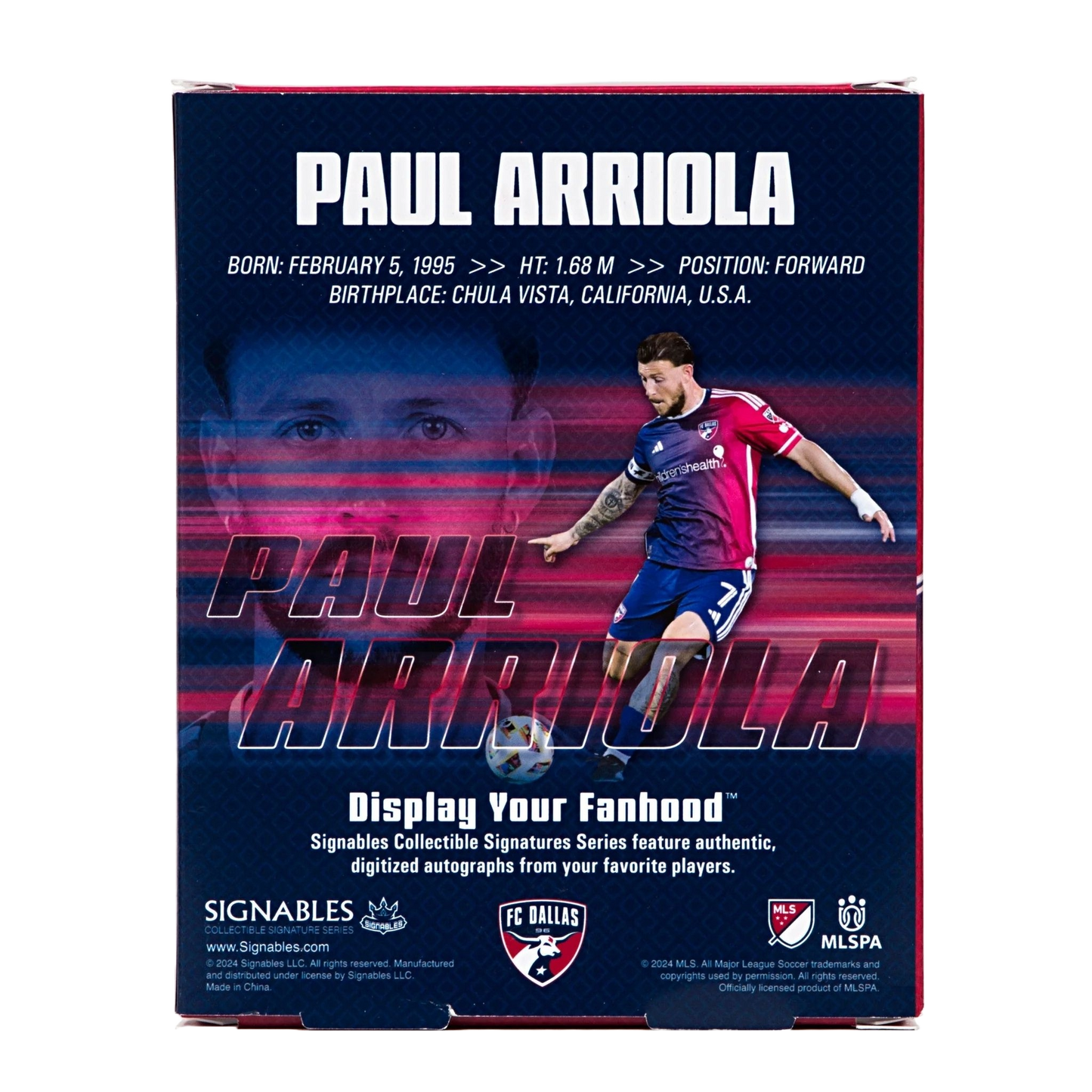 Paul Arriola - FC Dallas 2024 Signables Sports Collectible