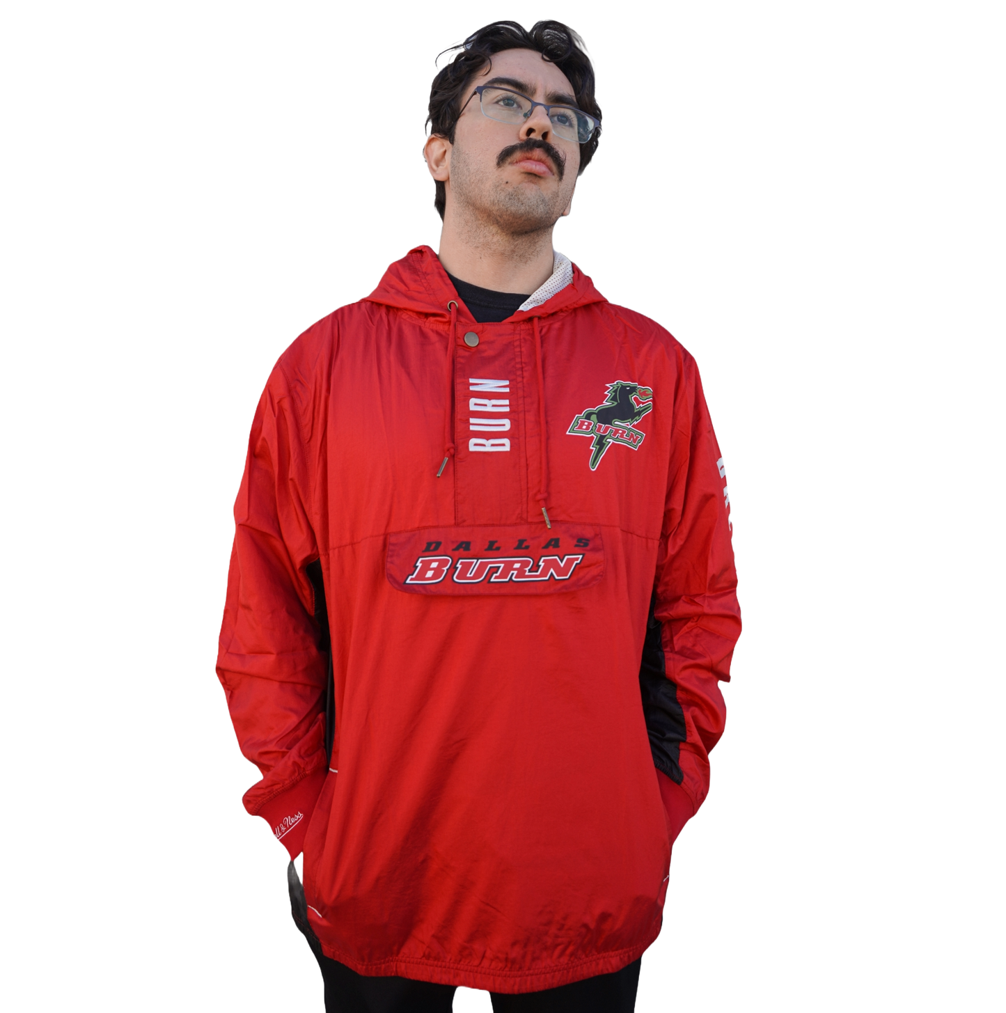 Team OG Dallas Burn Vinatage Anorak Windbreaker