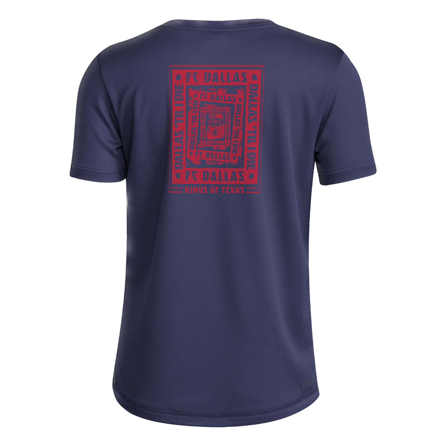 FC Dallas Pregame Logo Navy Tee Kids