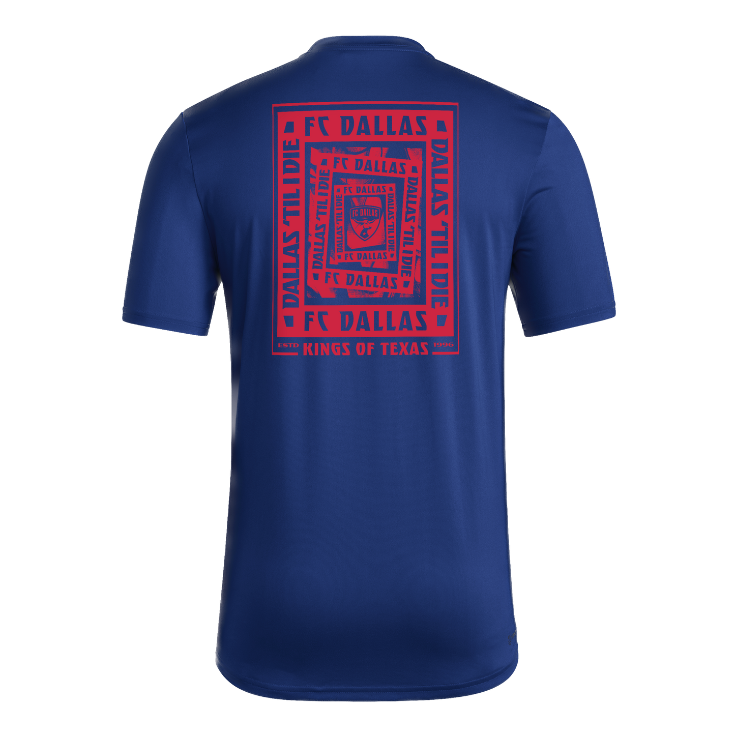FC Dallas Pregame Logo Navy Tee
