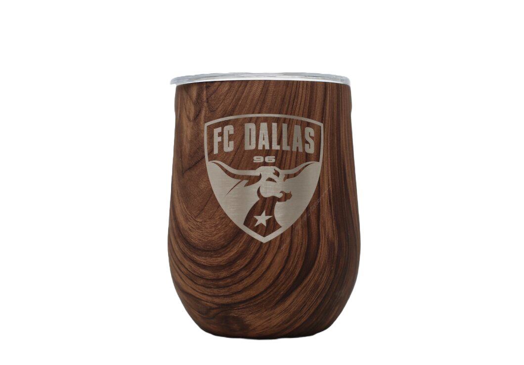 FC Dallas Walnut Stemless