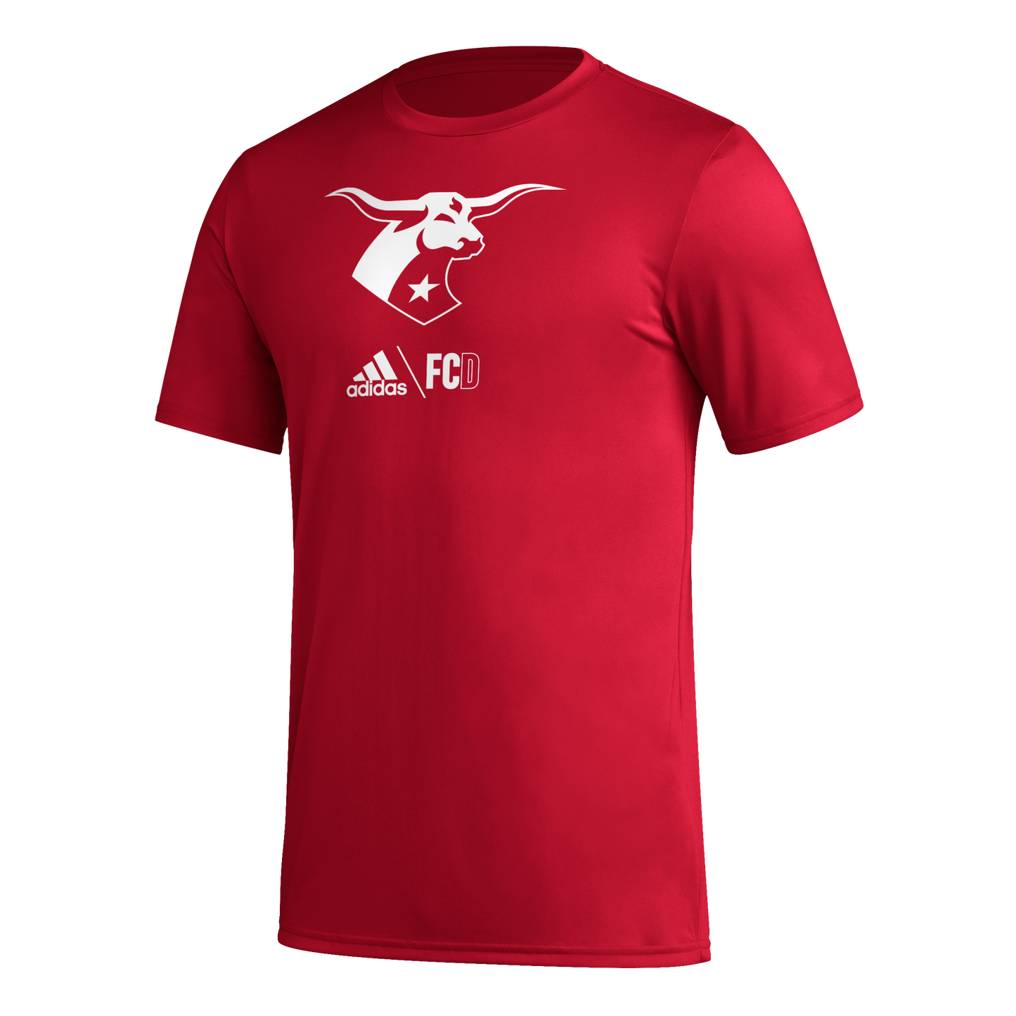 adidas FC Dallas Logo Red Tee