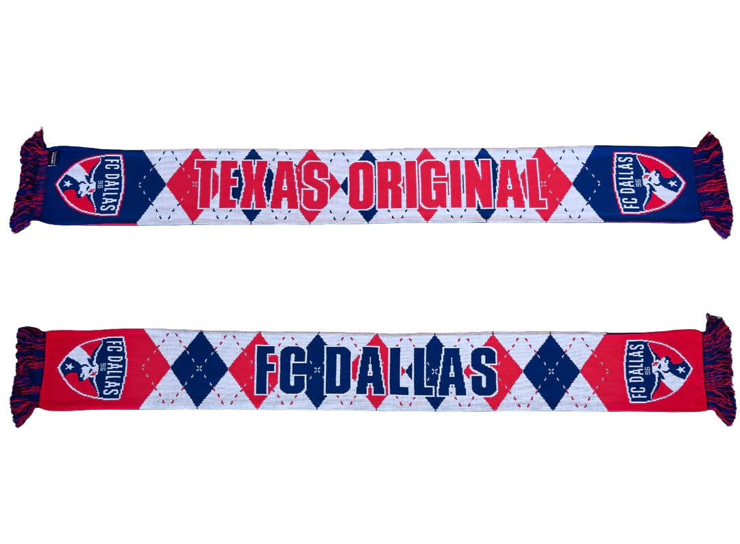 FC Dallas Texas Original Argyle Scarf