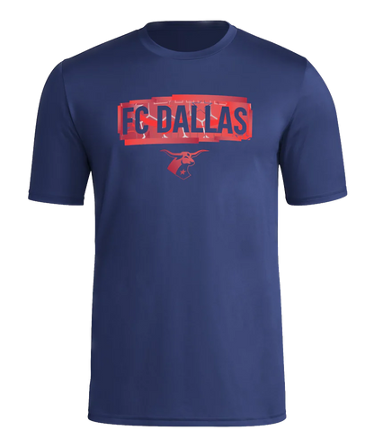 FC Dallas Pregame Wordmark Navy Tee