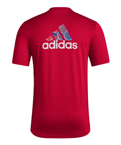 FC Dallas Pregame Wordmark Red Tee