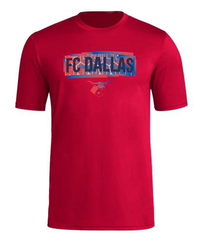 FC Dallas Pregame Wordmark Red Tee