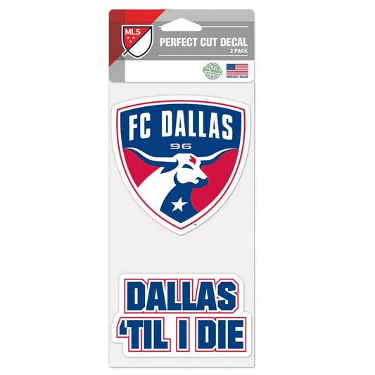 FC Dallas Perfect Decal - 2 pk